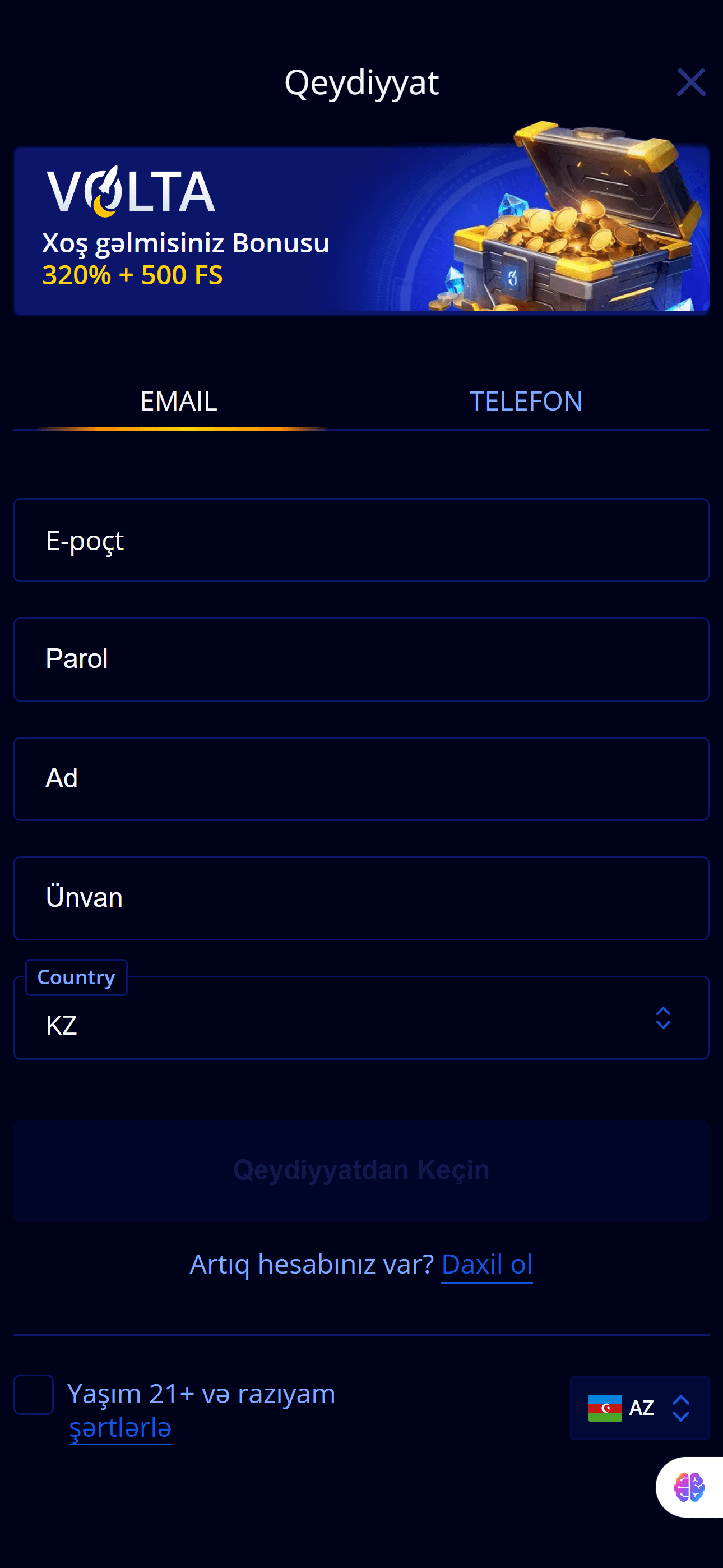 Volta Casino App Screenshot 3
